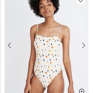 Madewell second wave one piece terrazzo XXS